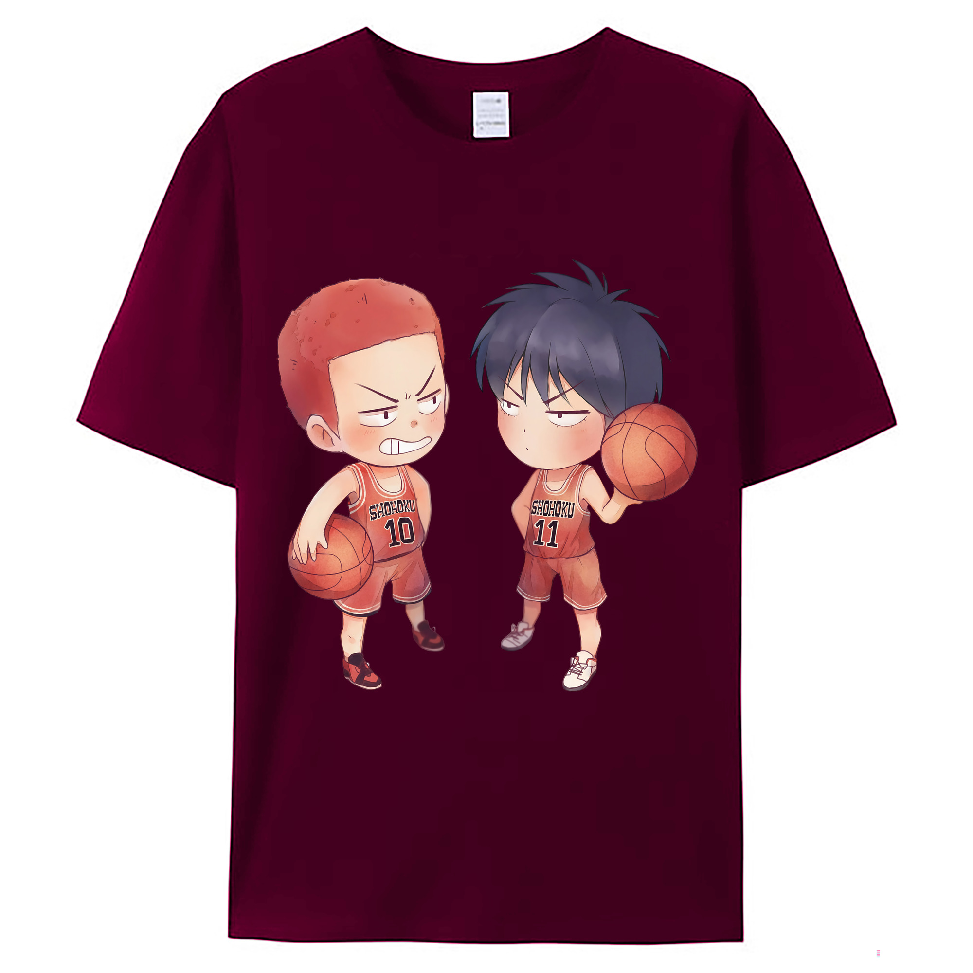 （画像用） SLAM DUNK／スラムダンク レディースカジュアルプリントTシャツ（綿100％）